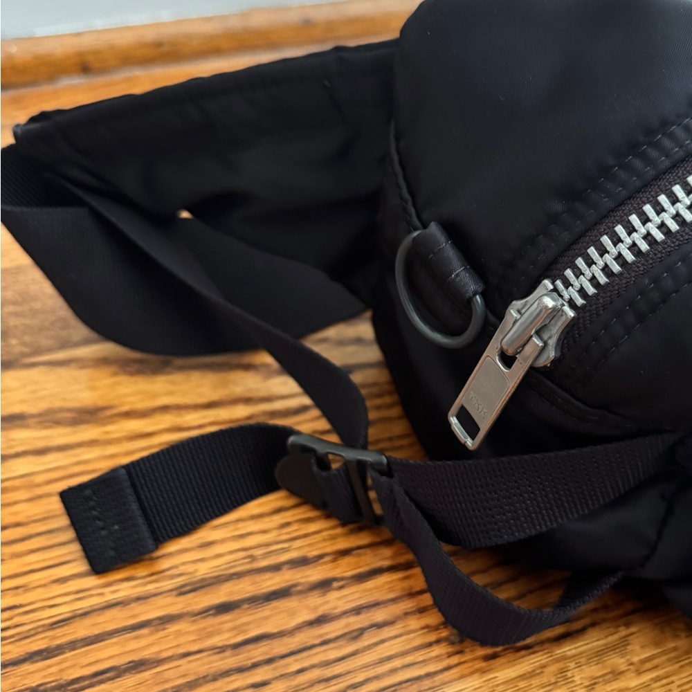 XXL Porter Yoshida Tanker Waist Bag - Black Pack Crossbody Sling - Picture 7 of 13